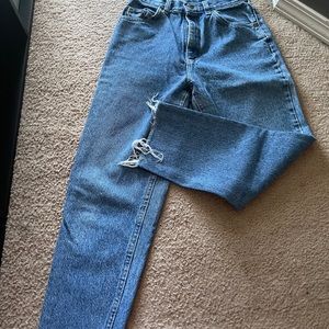 Vintage Lee Mom Fit Blue Jeans
